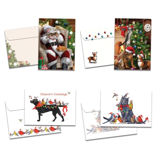 Cartes de voeux écologiques 12,7x17,8 cm pour ne plus manquer de cartes à Noël