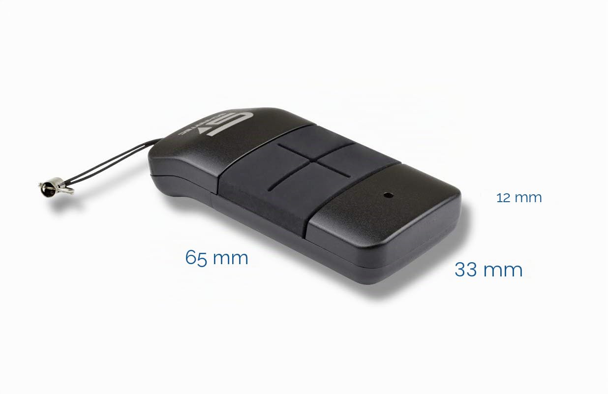 Schartec Émetteur portatif T11 avec 433 MHz pour motorisation de portail | Ouvre-porte de garage | Télécommande de porte de garage | Émetteur