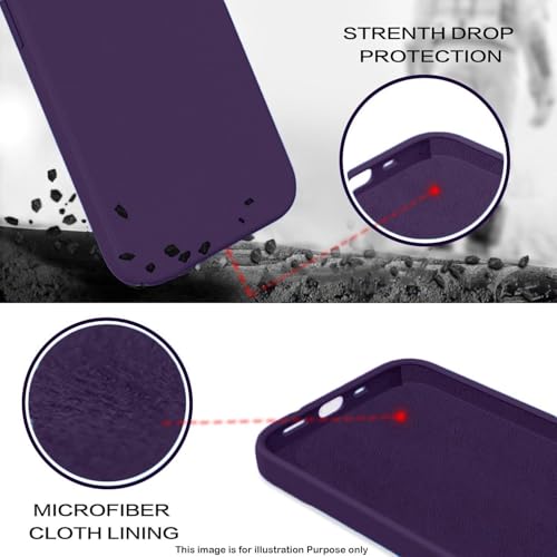 Image of AeoFit Back Cover for Redmi 15A 5G | Soft Micro-Fibre Lining Inside | Camera Protection Bump | Shockproof Back Cover Case for Redmi 15A 5G (Purple)