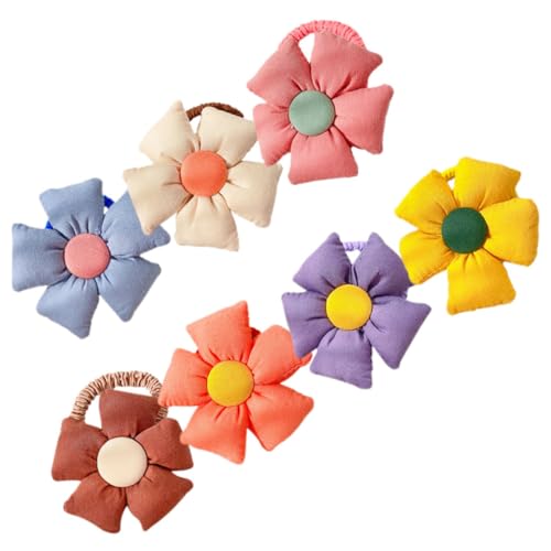 Ipetboom 7 Piezas Accesorios para el cabello para niñas adolescentes cepillo de pelo rizado lindas pinzas para el cabello coleteros scrunchies manguito de de caballo lazos de pelo