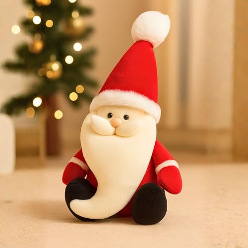 Image of Santa Claus Soft Toy 30cm | Plush Santa Claus Soft Toy | Stuffed Santa Clause | Perfect for Holiday Decor and Christmas Gifting (30cm)