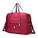 Produktbild BAGZY Faltbare Reisetasche Hand Luggage Cabin Bag Sporttasche Koffer Gepäck Handgepaeck Tasche Suitcase Organizer Carry on Luggage Camping Duffle Bag Strandbeutel Aufbewahrung 35L Rosa