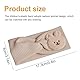 KEQAR Elastisches Baby-Stirnband, Baby-Baumwoll-Stirnband, Baby-Mädchen-Stirnband, Kaninchen-Muster Baby-Stirnband. (Beige)