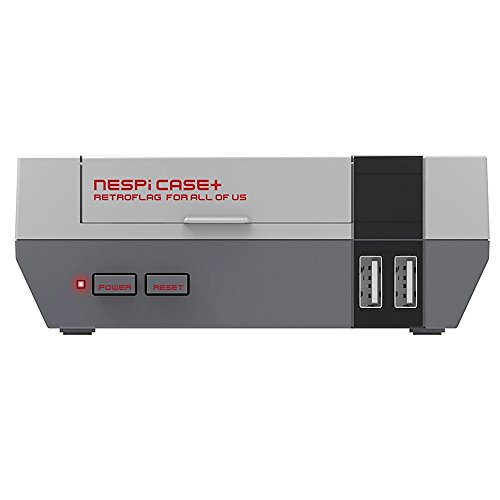 Optimal Shop NESPi Case+,Retroflag NESPi Case+ Plus Functional Power Button with Safe Shutdown for Raspberry Pi 3 B+ (B Plus)