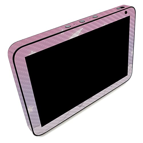 Image of MightySkins Carbon Fiber Skin Compatible with Amazon Echo Show 8 (Gen 2) - Baby Moon | Protective, Durable Textured Carbon Fiber Finish | Easy to Apply | Made in The USA
