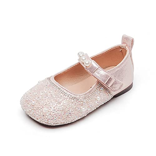 Little Girl's Adorable Princess Party Girls Dress ShoesPrincess Flower Wedding Party Dress Slip on Sandals for Toddlers