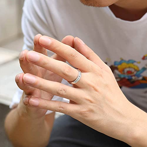 SILVERCUTE Aliança de casamento 925 prata esterlina banhada a platina resistente a manchas, anéis de