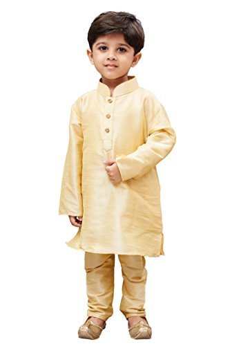 Image of JBN Creation Boys Cotton Silk Kurta and Pyjama Set(VASBKP025new 36)