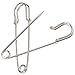 10Pcs Safety Pins Extra Large Heavy Steel Pins for All Kinds of Handicrafts, Blankets, Skirts, Crafts, Kilts and DIY Craftsmanship