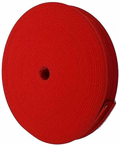 Bias Red Cotton Binding Rolls 1 Inch / 25Mm X 5 Metres