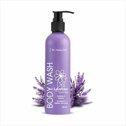 Image of MASHUR FAB Body Wash - Exfoliating & Hydrating Formula | Brightens Skin Tone | 250ml Multiple Fragrance (Pack of 1 Body Wash + Vitamin C Serum + Perfume)