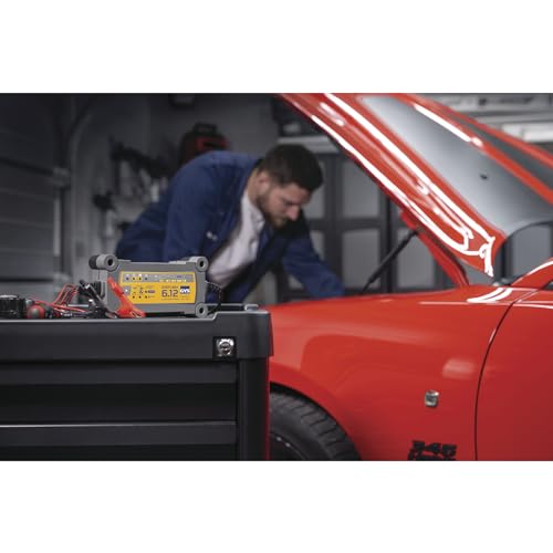 Gys - Gysflash 6.12 Caricabatterie Automatico 12V, 0.8/6A, Piombo, Caricatore Intelligente, Mantenitore, Moto, Auto, Moto D'acqua – 029378 - 2