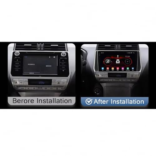 Estéreo de Automóvil Toyota Prado 2018 Android Auto Inalámbrico 6