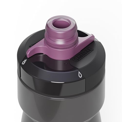 Image of CamelBak Podium Bike Squeeze Water Bottle, High Flow Easy Squeeze Design for Cycling Performance, 24oz, Mercury Night Fall