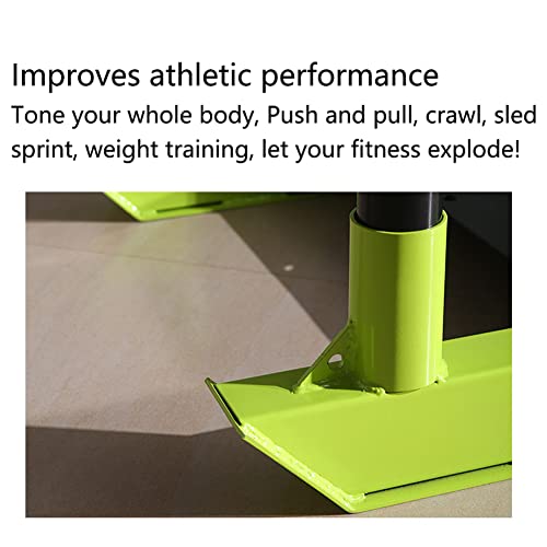 Trineo de arrastre con peso para entrenamiento de fuerza, mejora de velocidad, fitness de fútbol, arnés duradero incluido, ideal para atletas y entusiastas del entrenamiento