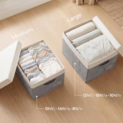Image of GRANNY SAYS Storage Bins with Lids, Decorative Storage Boxes with Lids