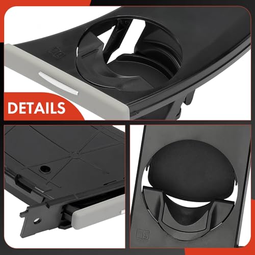 Inserto porta vasos gris A-Premium compatible BMW 2 unidades miniatura 7