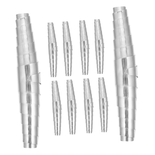 JUMPLAWN 10pcs Stainless Steel Garden Scissors Spring Replacement Springs for Pruning Shears