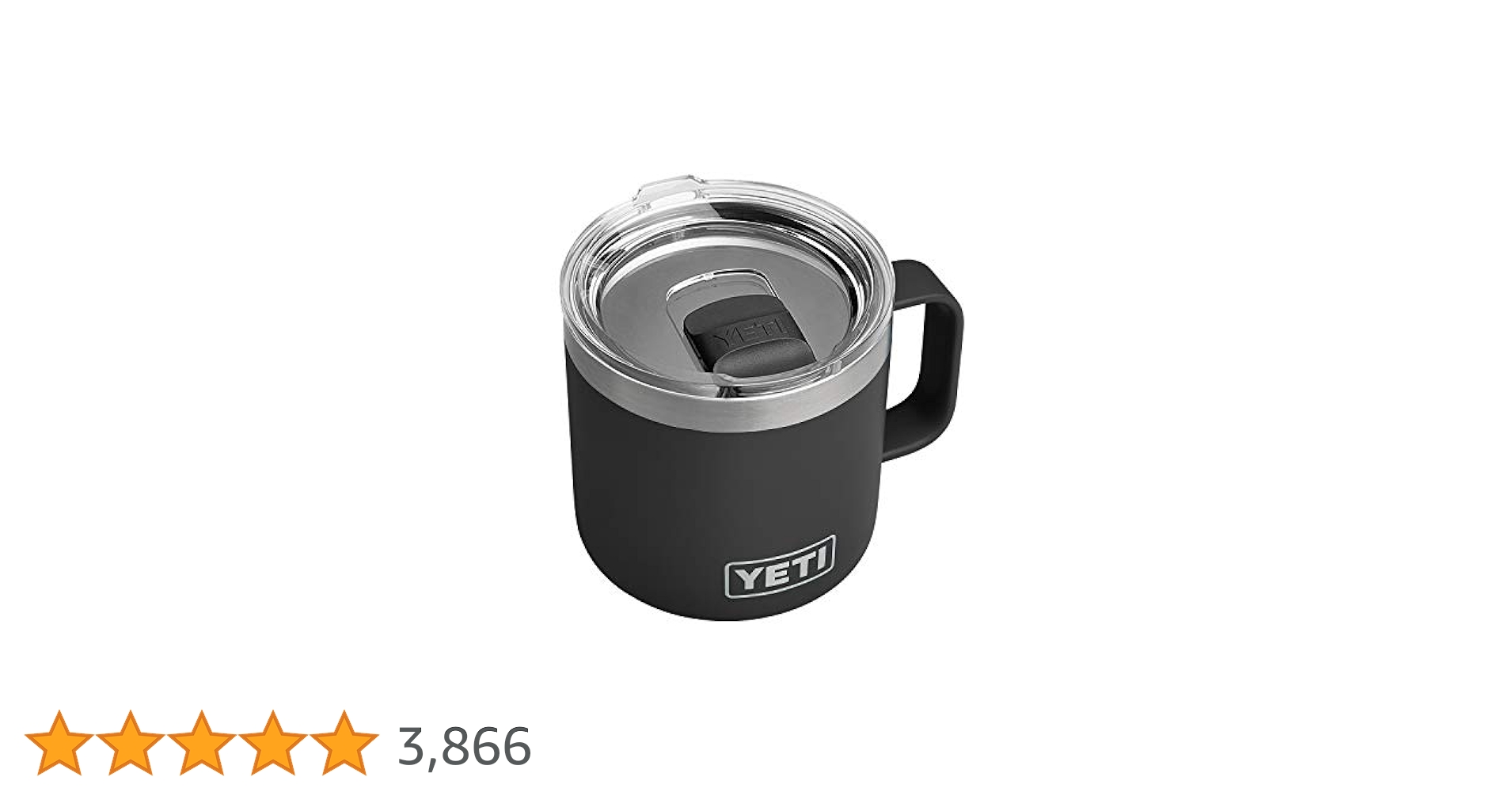 Amazon | YETI Rambler 14oz(414ml) ステンレス鋼 マグ (Black