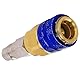 ANBOO 2 Stück Hoch und Niedrig Seite Erweiterung Adapter, R134a Adapter, Kältemittel R134A, Freon Schnell Kupplung Adapter für Auto Klimaanlage, R134a Kältemittel Nachfüllset
