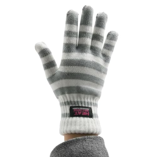 Gants thermiques pour femmes moelleux et extensibles en tricot chaud