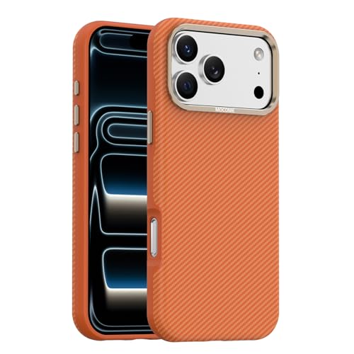 Coque magnétique iPhone 17 Pro Max antichoc orange