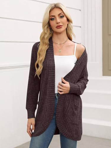 Image of BELAROI Women Plus Size Cardigan Sweater Fall Outfit