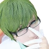 nine-tailed fox JIS Adult Cosplay wig compatible with Kuroko's Basketball Midorima Shintaro, Shintarō Midorima