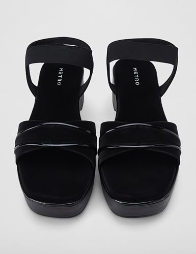 Image of Metro Women Wedge Heel Comfort Fashion Backstrap Sandal
