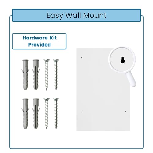 Image of 30 Inch Wide 4 Door Wall Mount Metal Shoe Rack | Fits Up to Size 12 Shoes | Dual Lock 2+2 Door Configuration (Pastel Blue, 4 Door)