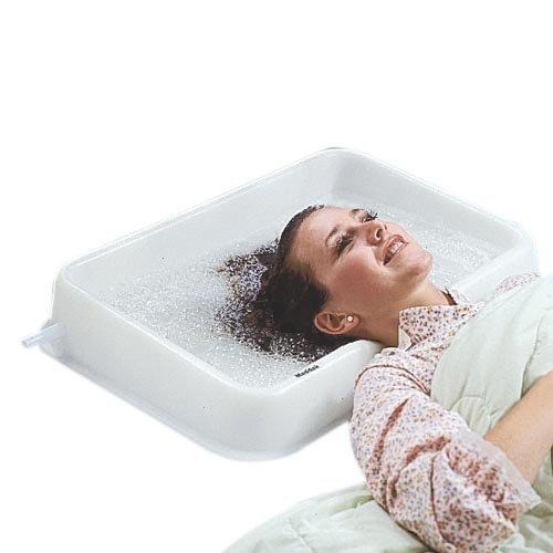 SP Ableware 764280001 Shampoo Rinse Basin, Molded Plastic, White