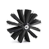 Kaminreinigungsbürste, Kaminbürste,Kaminbürstenkopf, Trockenrohrkehrer, Nylonbürstenkopf-Kaminreinigungswerkzeug for Kehren Von Abflussrohren, Lüftungsschächten Und Dunstabzugshauben