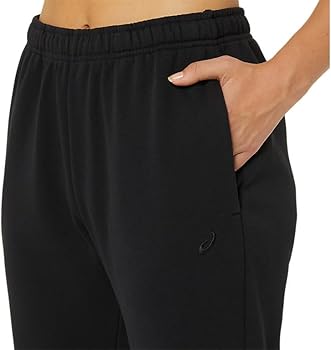 ASICS Womens PERFORMANCE BLACK FRENCH TERRY PANT - XS (2032C955
