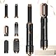 Hairstyler Airstyler, UMIGA Hair Styler set 6 in 1 mit Haartrockner Föhn, Luftstrom Rundbürsten Föhnbürste, Auto Lockenstab, Glättbürste, für Haar Volumen, Glätten, Locken und Föhnen,Schwarz