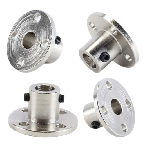 ACOLY 5 Stück 6 Mm Flanschkupplungsstecker, Starre Flanschplatte Aus Flanschkupplung Für RC-Modellmotoren