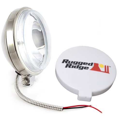 Rugged Ridge | Light Kit, Halogen, 6 Inch Slim, Stainless Steel Housing | 15208.10