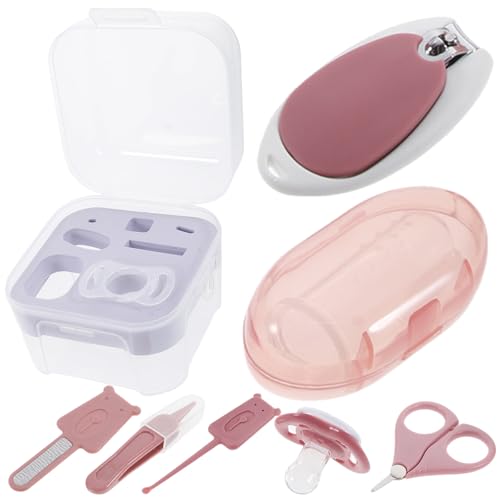 GETAJGHSD Herramientas Cuidado de Uñas de Recién Nacidos, Incluye Cortaúñas y Tijeras de Uñas para Bebés, Uso en Higiene Diaria