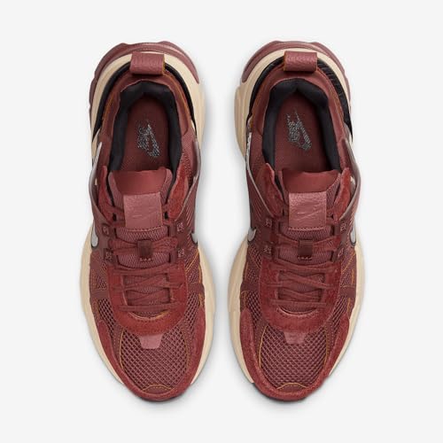 Nike V2K Run Shoes (FN6703-201, Red Sepia/Dark Pony/Black/Chrome) Size 94