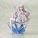 Sxjhhky Re: Zero Figure, Classic Dress Up Emilia Action Figure, Position Assis Emilia Garage Kit avec Base de Cristal, poupée de modélisation Magique de Glace