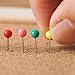 Mr. Pen- Map Pins for Cork Board, 600 Pack, 10 Colors, Straight Pins with Colored Heads, Map Push Pins for Travel Map, Map Pins Multi Colored
