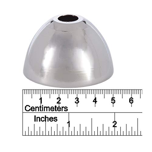 Image of B&P Lamp Nickel Plated Pendant Glass Shade Holders