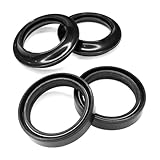 HHZL Fork Seals Dust Seal Kit for Honda, Motorcycle Front Fork Oil Seals Dust Seal Wiper Replace Kit for Honda Shadow VLX 600 VT600 1988-2008 Nighthawk 700S CB700SC 1984-1986, Engine Accessories(4PCS)
