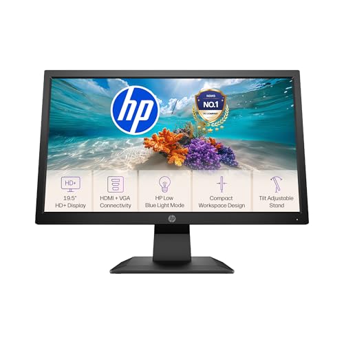 HP P204v 21.5 Inch HD+ Monitor for Office Work