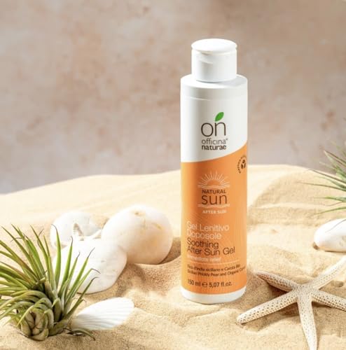 Officina Naturae Gel Lenitivo Doposole Con Fico D'India Siciliano E Carota Bio Vegano 150 Ml