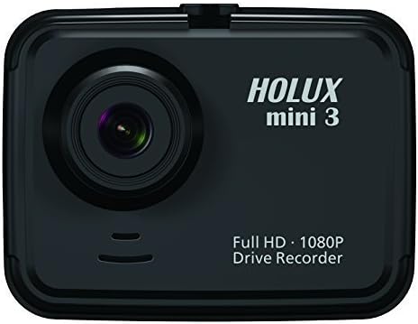 Holux Mini3 Full HD 1080p Dash Cam, Light-Weighted DVR, Driving Recorder with G-Sensor and GPS Cradle