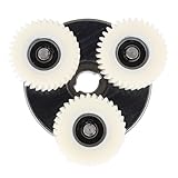 shenruifa Electric Motor Gear Clutch Kit, 3pcs Nylon 36T Gears with 88mm Clutch Kit for 500 to 750W Motor