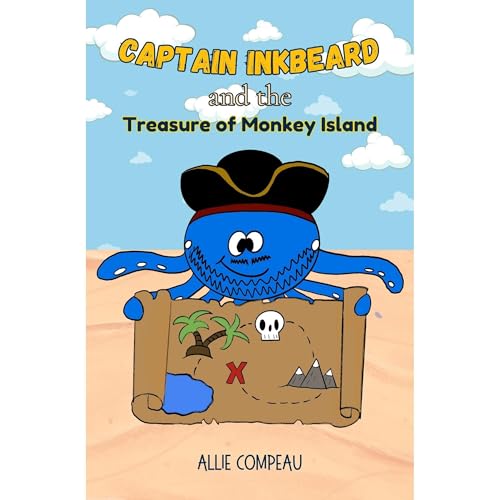 Captain Inkbeard and the Treasure of Monkey Island Audiolibro Por Allie Compeau arte de portada