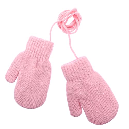 Veemoon Boys Girls Boys and Girls Warm Gloves Knitted Winter Snow Gloves for Youth
