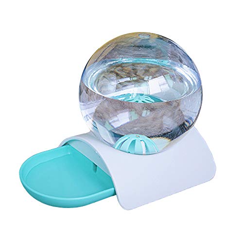 猫 給水器 自動給水器 鳥 小動物用 犬用 水飲み器 水量見え 猫用 ペット給水器 衛生 健康 お留守番対応 給水タンク 球形の自動猫水噴水2.8L電気無し