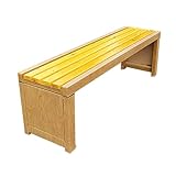 1. 【Banc confortable et sûr】 Les bords du banc de jardin sont tous finis, pas de coupures brutes ni de gouttes qui s'accrochent aux vêtements. Le banc de parc est sûr pour vous et sans danger pour votre tissu. Le banc en métal peut vous offrir une détente en toute sécurité.